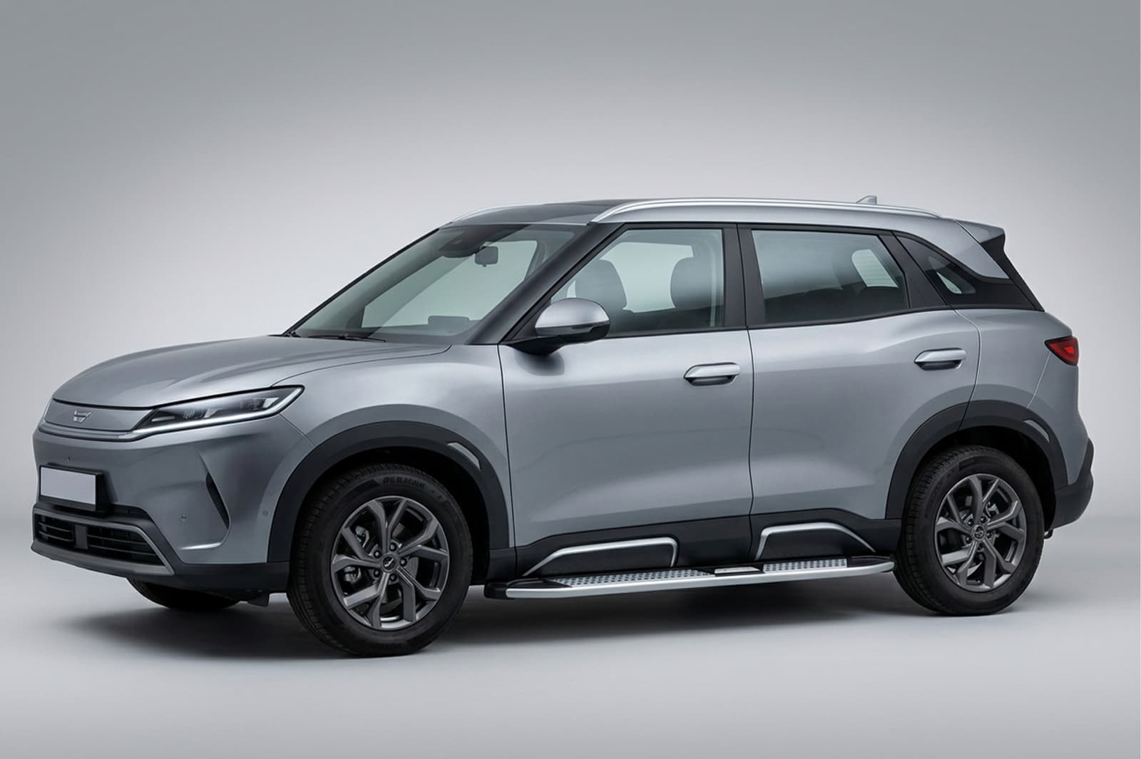 Бокові пороги Mevsim Grey (2 шт., Алюміній)