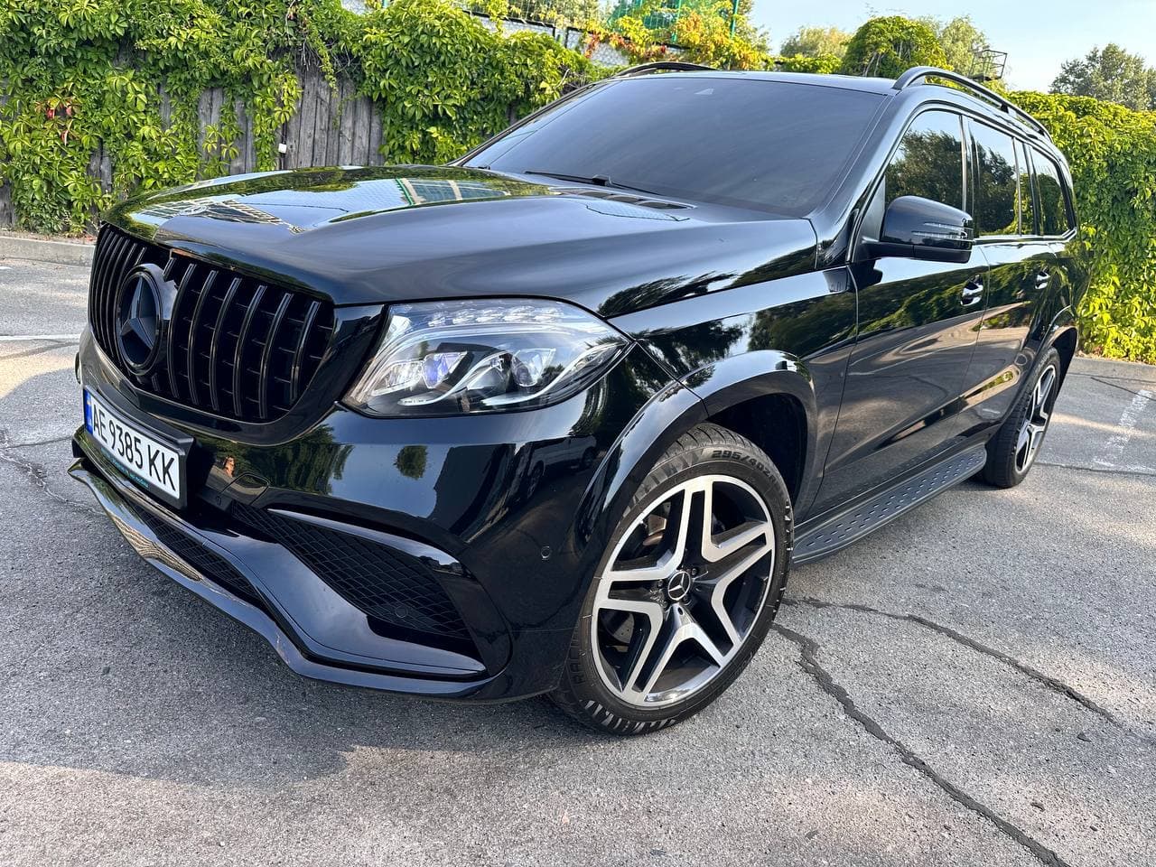 Рестайлінг комплект обвісу GLS63 AMG для Mercedes-Benz GL class X166 2012-2015