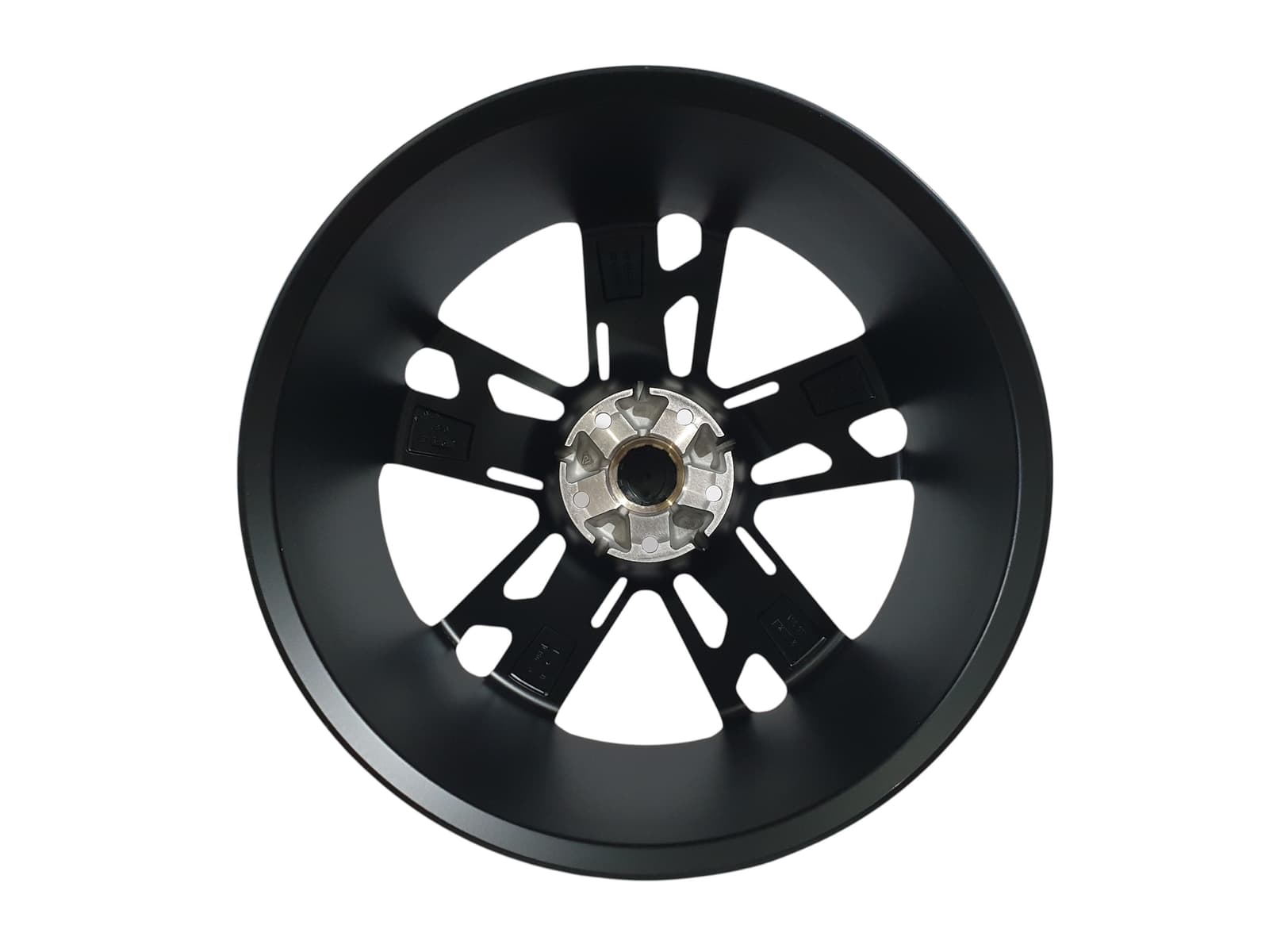 R22 Satin Black (різноширокі) на Porsche Cayenne 958 2010-2014 року 3