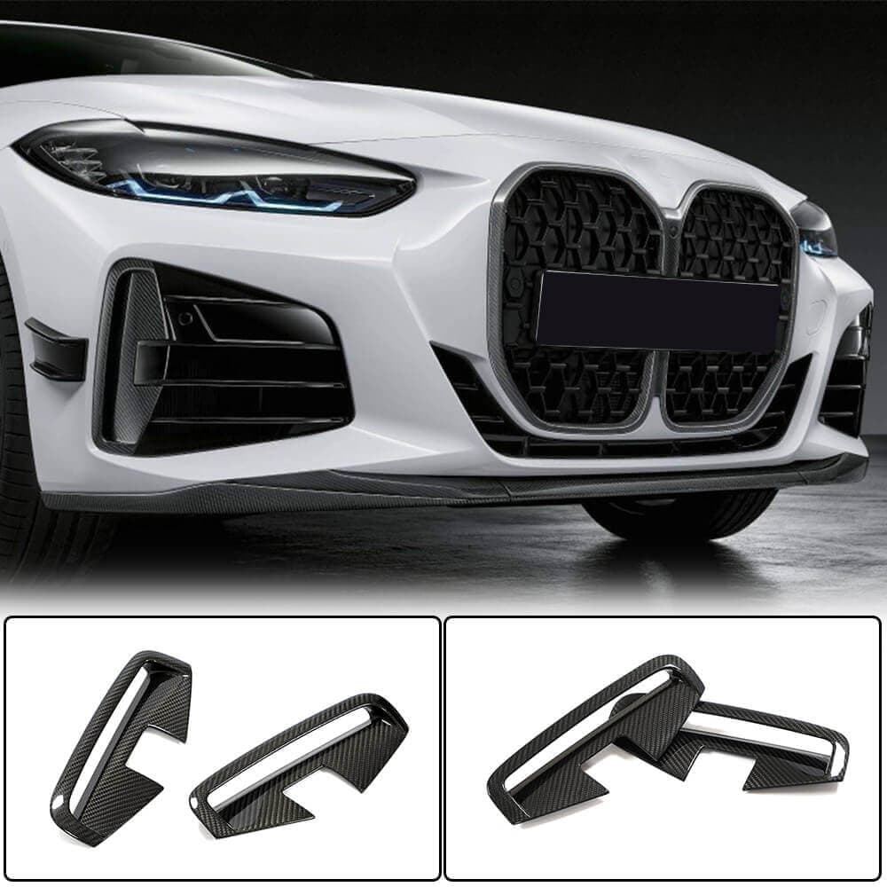 Накладки на передній бампер (для G22/G23 M-Sport, Карбон)