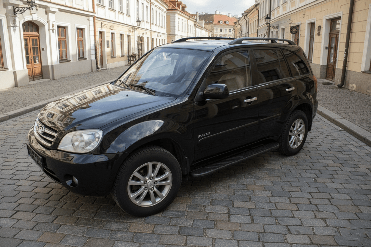 Бокові пороги Bosphorus Black (2 шт., алюміній)
