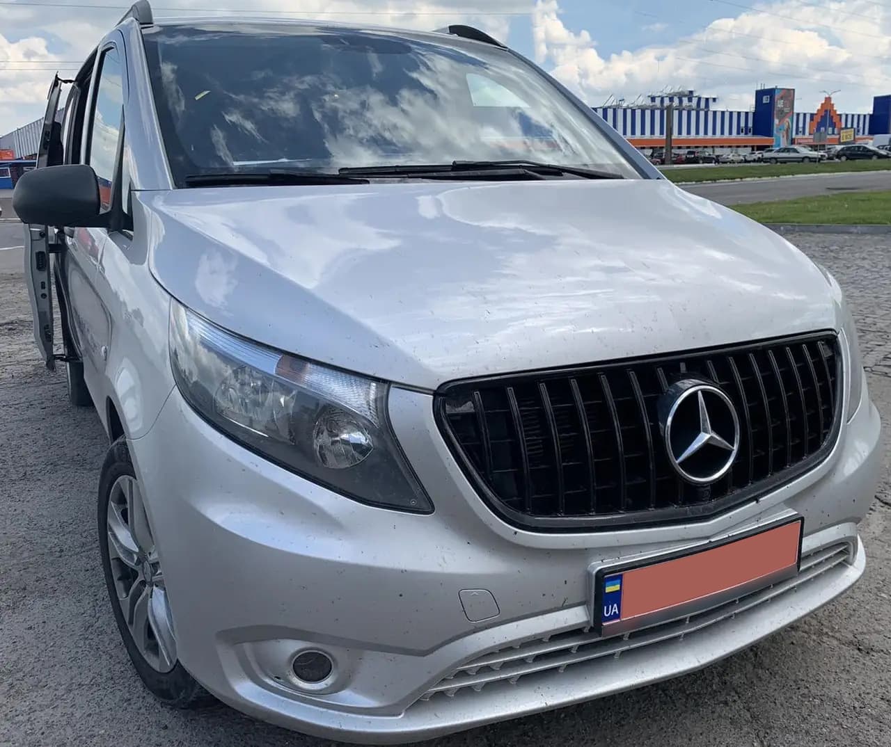 Передня решітка GT Panamericana Black (2014-2023 для Vito W447)