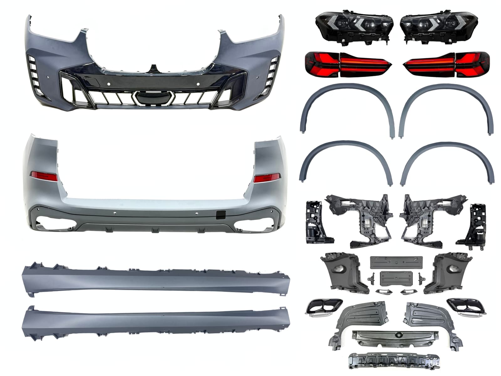 Рестайлінг комплект обвісу M paket Shadow Line 2023+ для BMW X5 G05 2018-2022