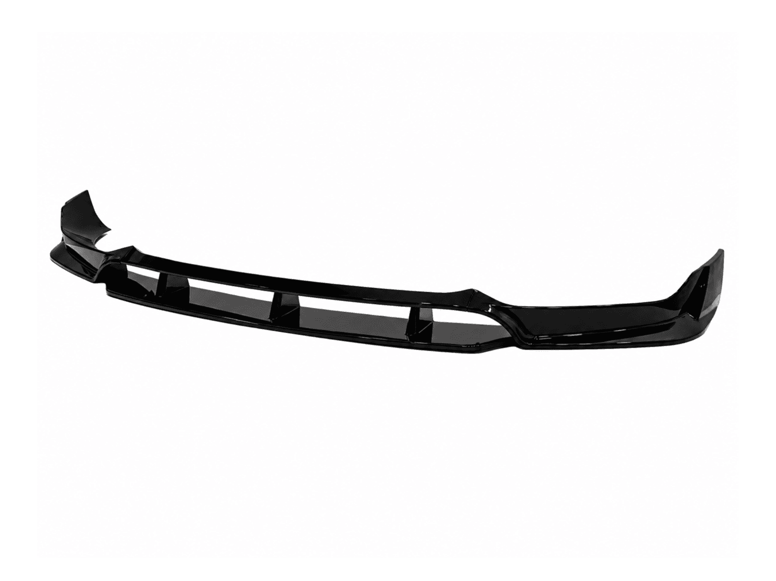 Юбка переднього бампера M paket Paradigm Black Knight для BMW X6 G06 2018-2022, колір чорний глянець