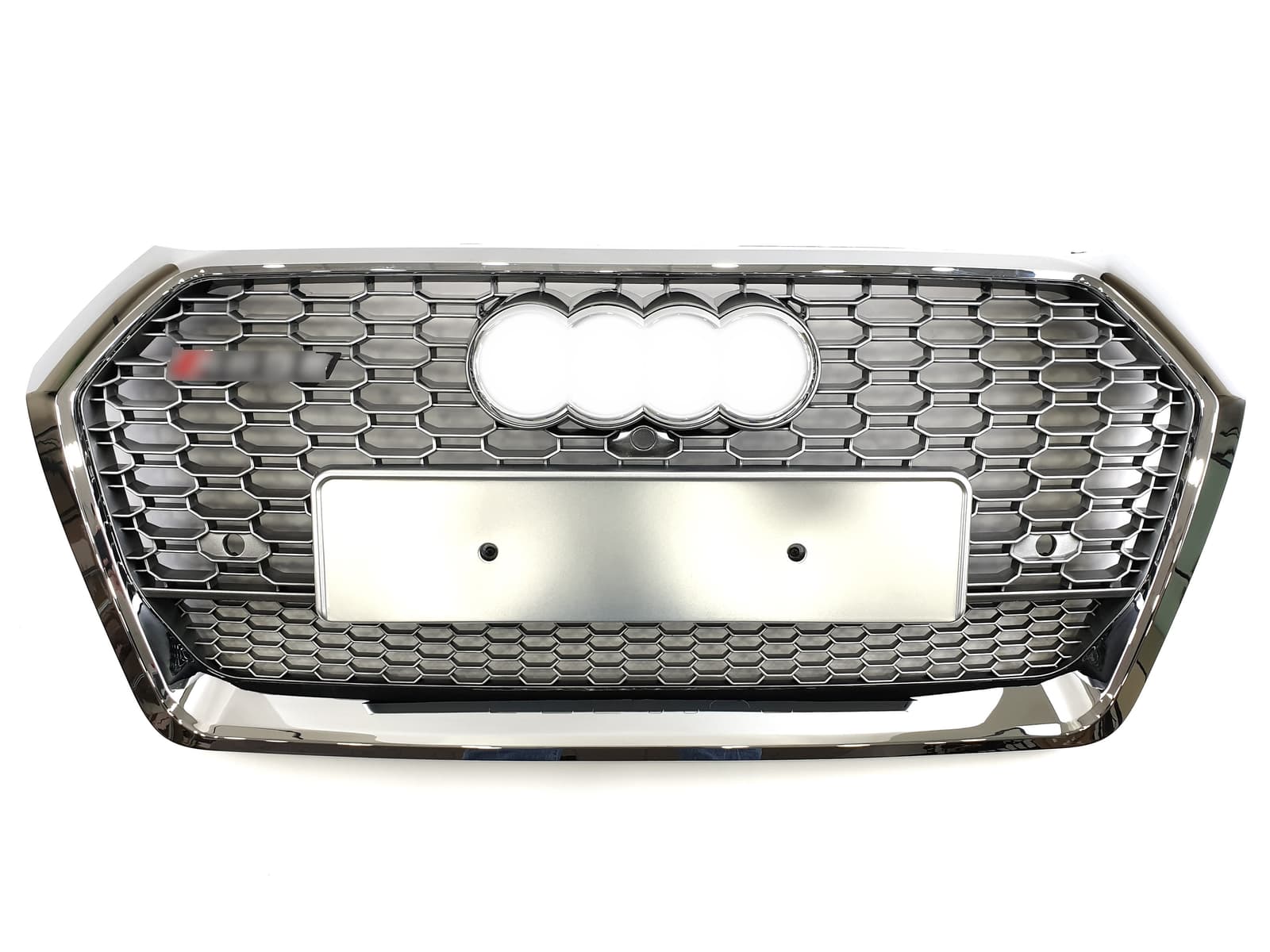 Решітка радіатора Silver Chrome (в стилі RSQ5) на Audi Q5 80A 2016-2020 року