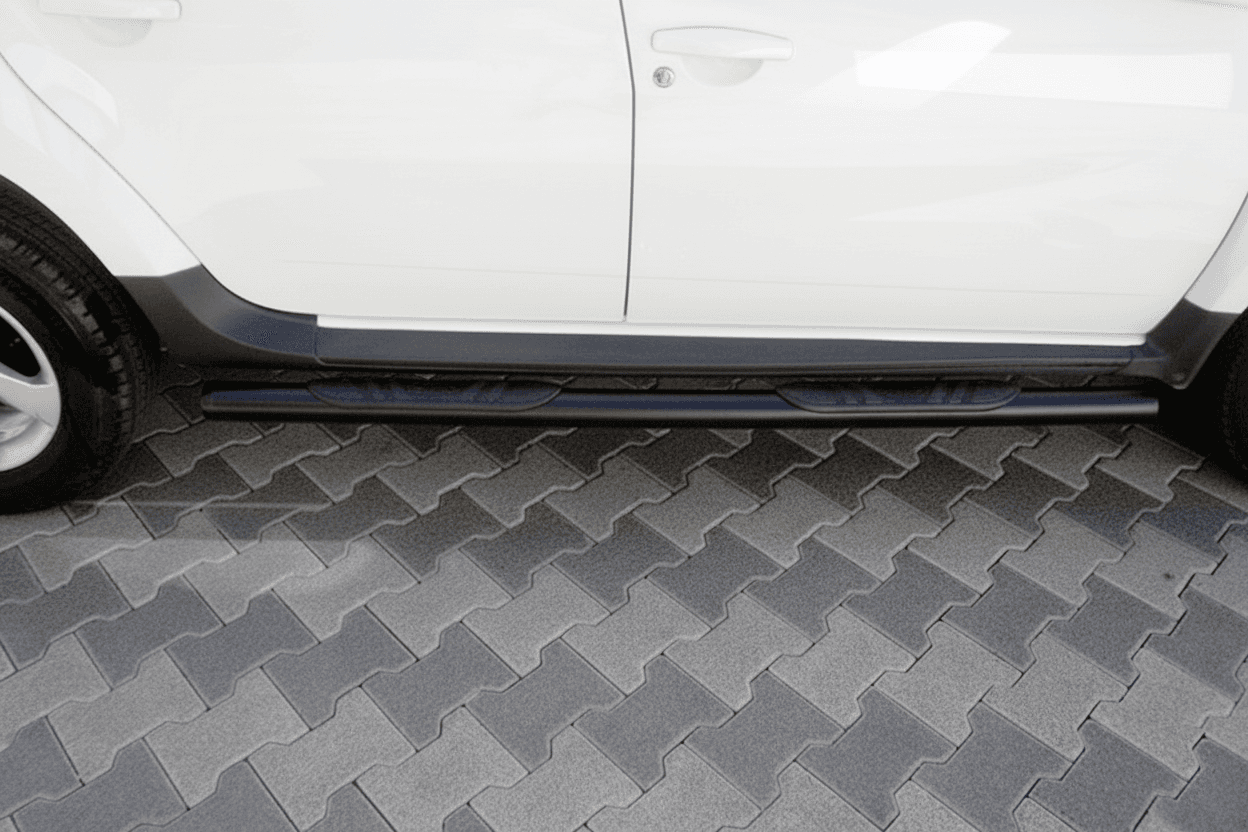 Бічні труби BB002 Black (2 шт., Нерж.)