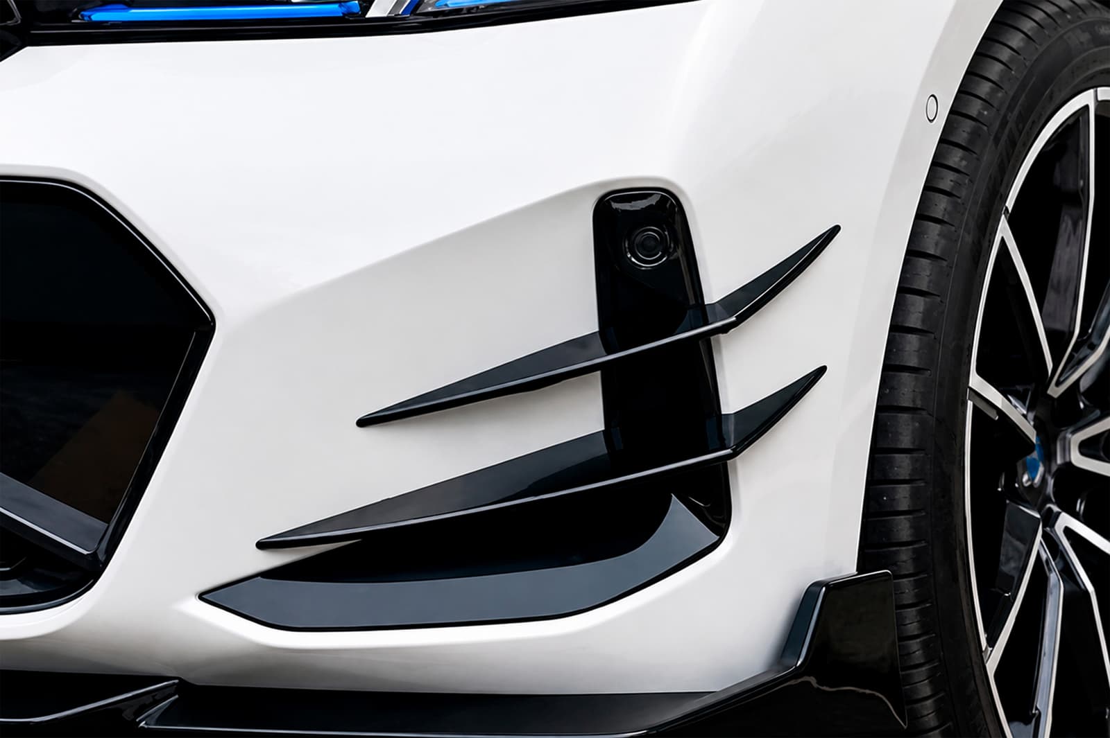 Накладки на передній бампер AC-Style (для M-Sport 2023+, ABS)