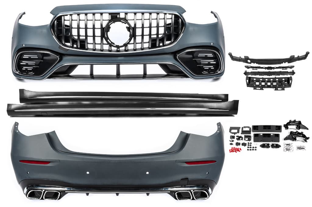 Комплект обвісів AMG S63 з боковими порогами