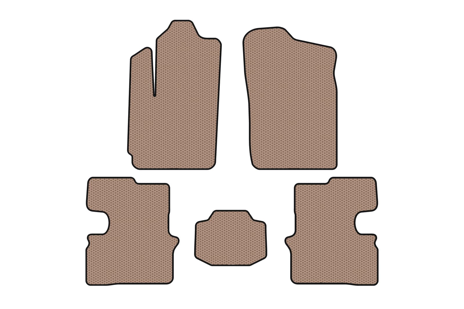 Гумові килимки Carsuit (Бежевий)