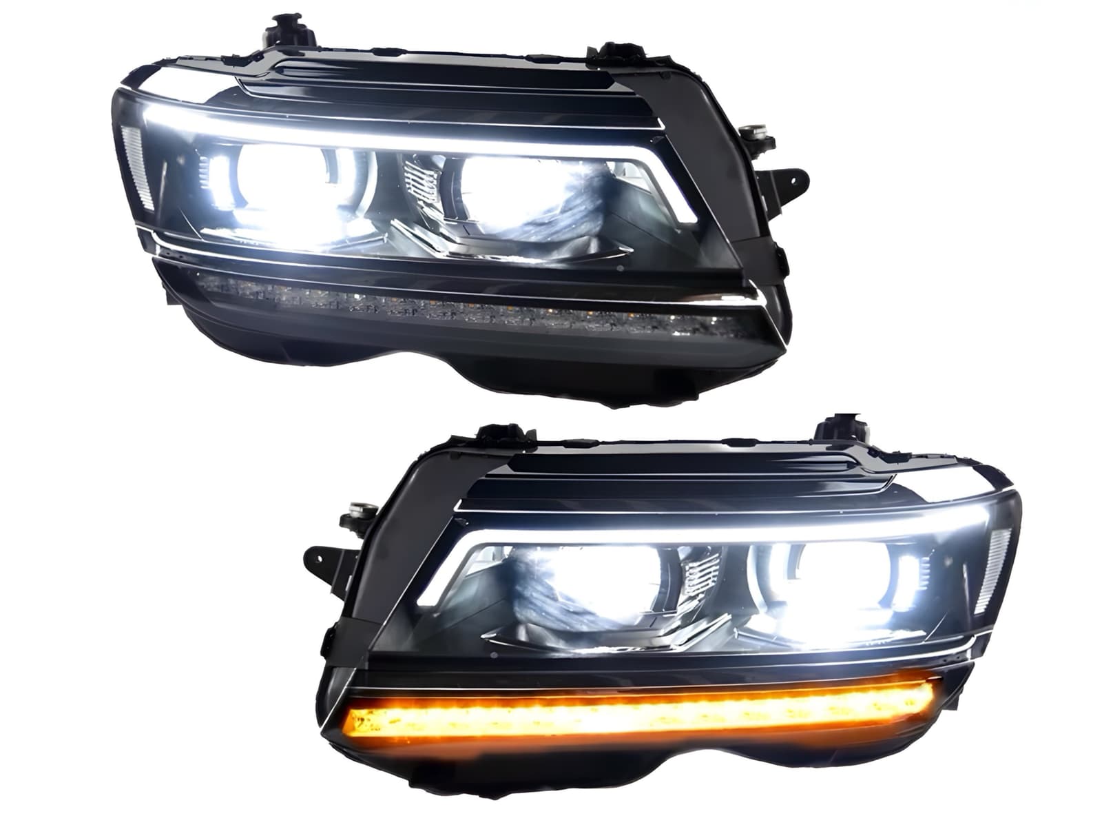 Фари FULL LED Volkswagen Tiguan 2016-2020 2шт. комплектні з блоками, ЗАМІНА ГАЛОГЕНУ