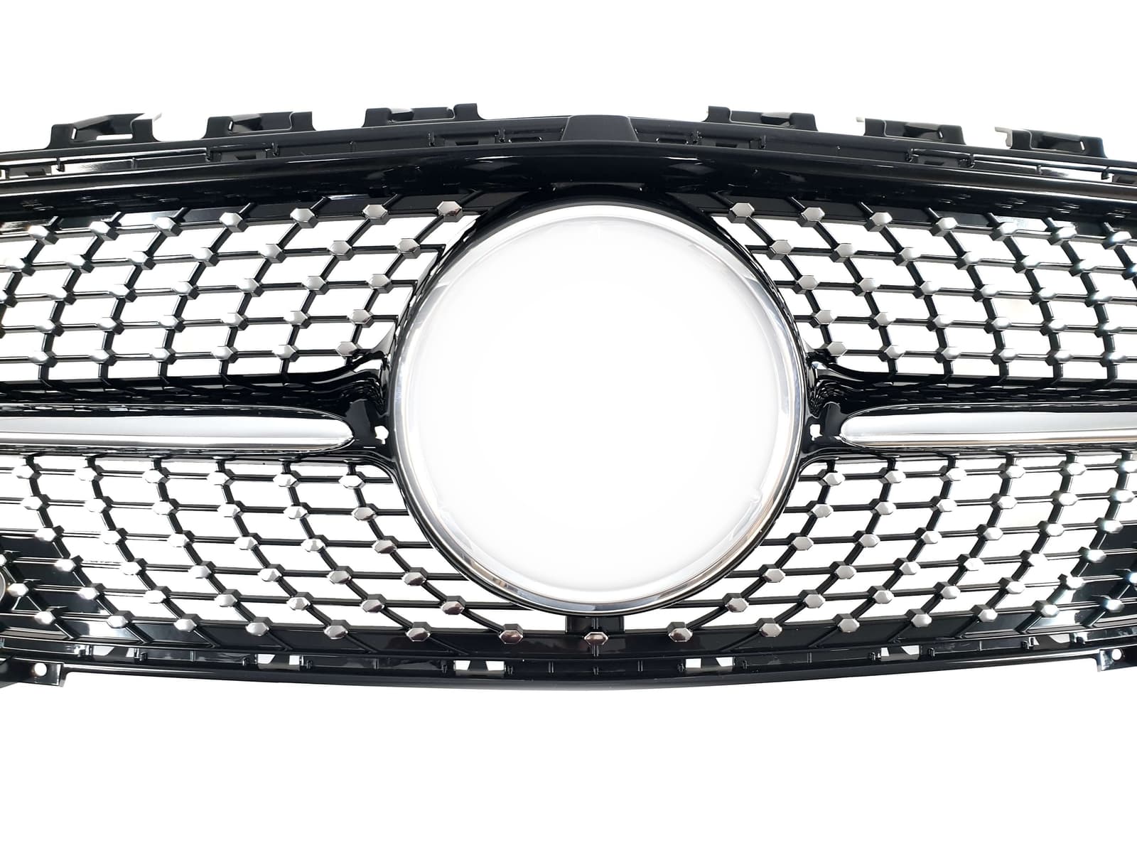 Решітка радіатора Black (без місця під камеру) Diamond на Mercedes-Benz CLA-Class C118 2019-2023 року 2