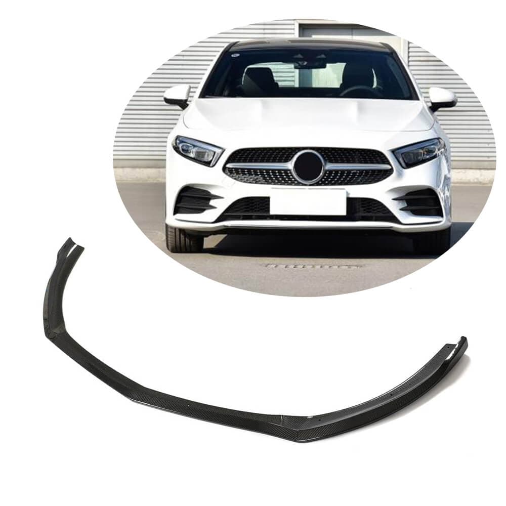 Накладка на передній бампер Lip V2 (для AMG-Line SD 2018-2021, Карбон)