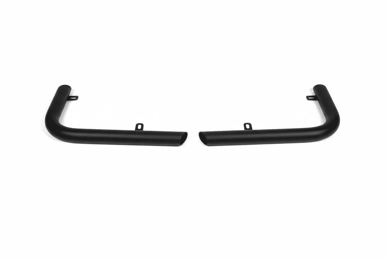 Задній захист AK003 Black (нерж, 60 мм)