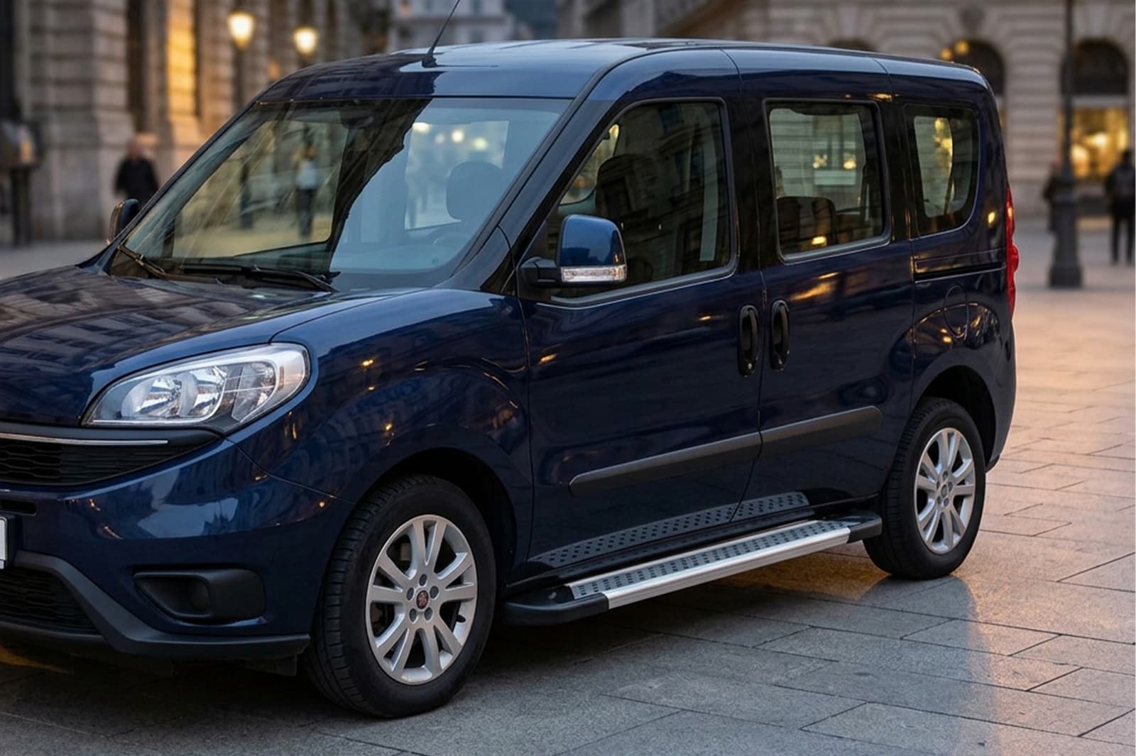 Бокові пороги New Vision Grey (2 шт., алюміній) Стандартна база