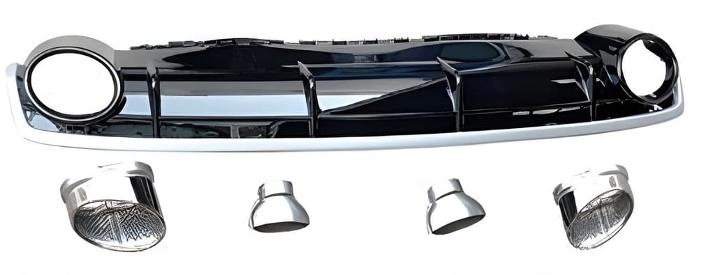 Задній дифузор з насадками QRS-Style (Sport, 2015-2019)