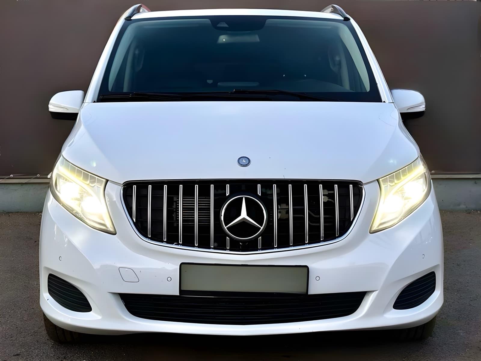 Решітка радіатора GT CHROME Mercedes Benz V-class W447 2020-2023 ЗВИЧАЙНИЙ НЕ AMG