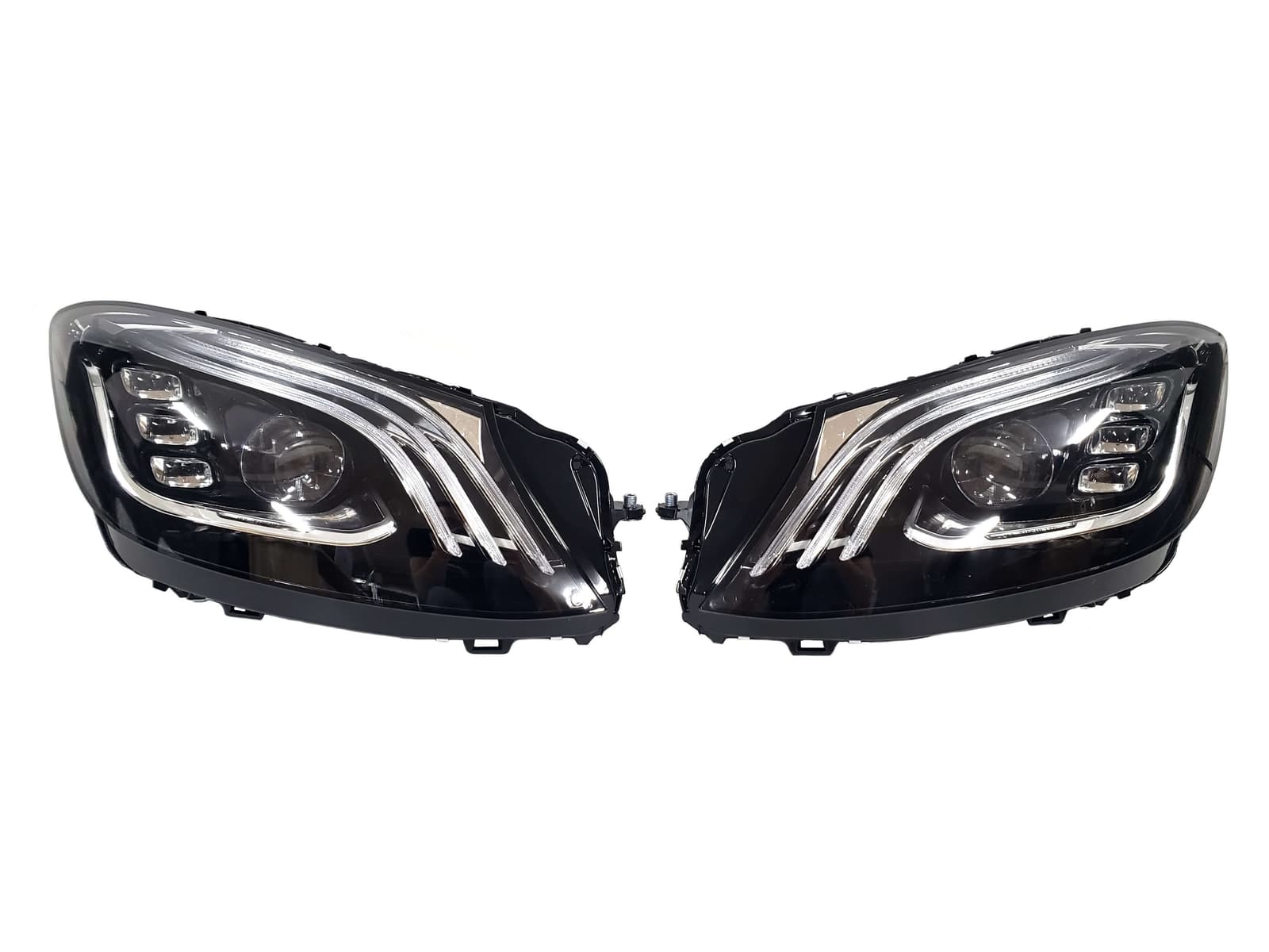 Передні фари (Multibeam) без блоків на Mercedes-Benz S-Class W222 2017-2020 року