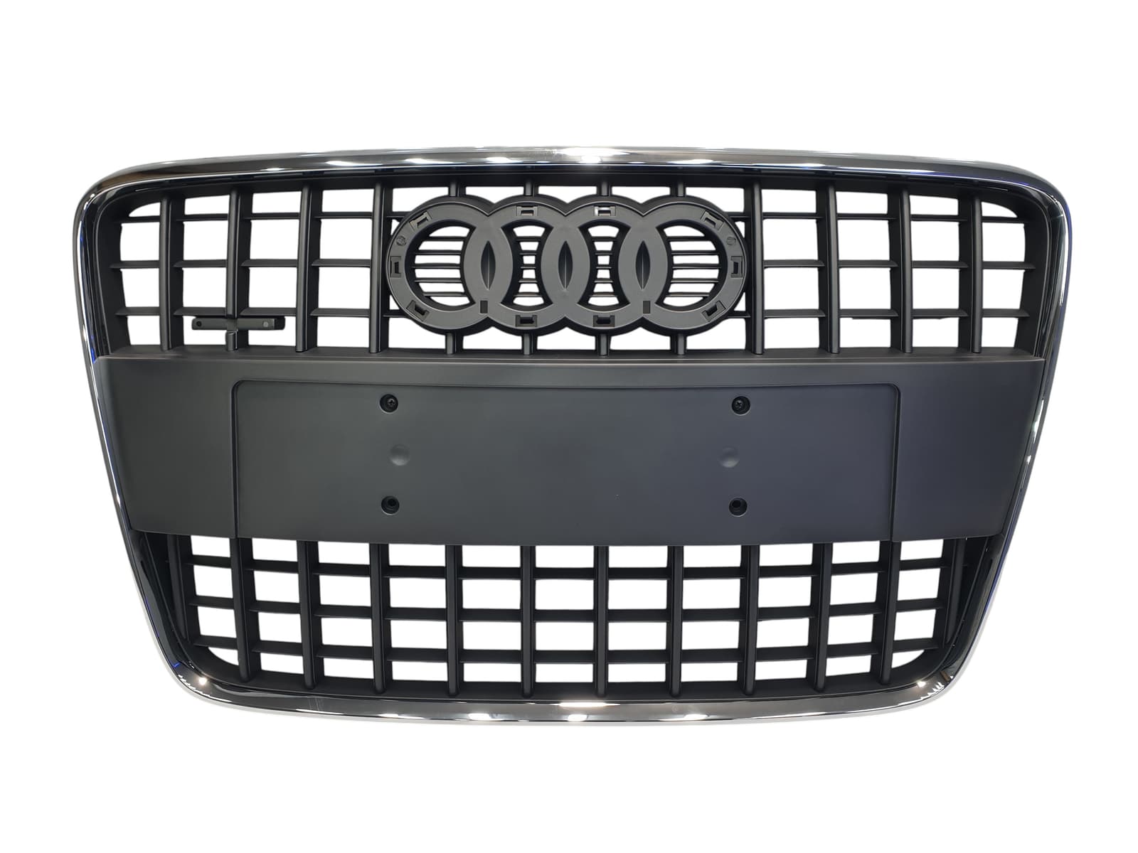 Решітка радіатора Gray Chrome (в стилі SQ7) на Audi Q7 4L 2005-2015 року