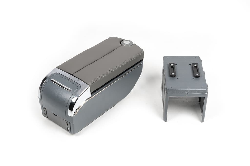 Універсальний підлокітник із USB (сірий)