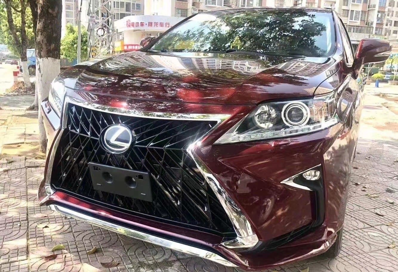 Обвіс бампер передній Lexus RX 2012-2015 TRD у стилі 2016+