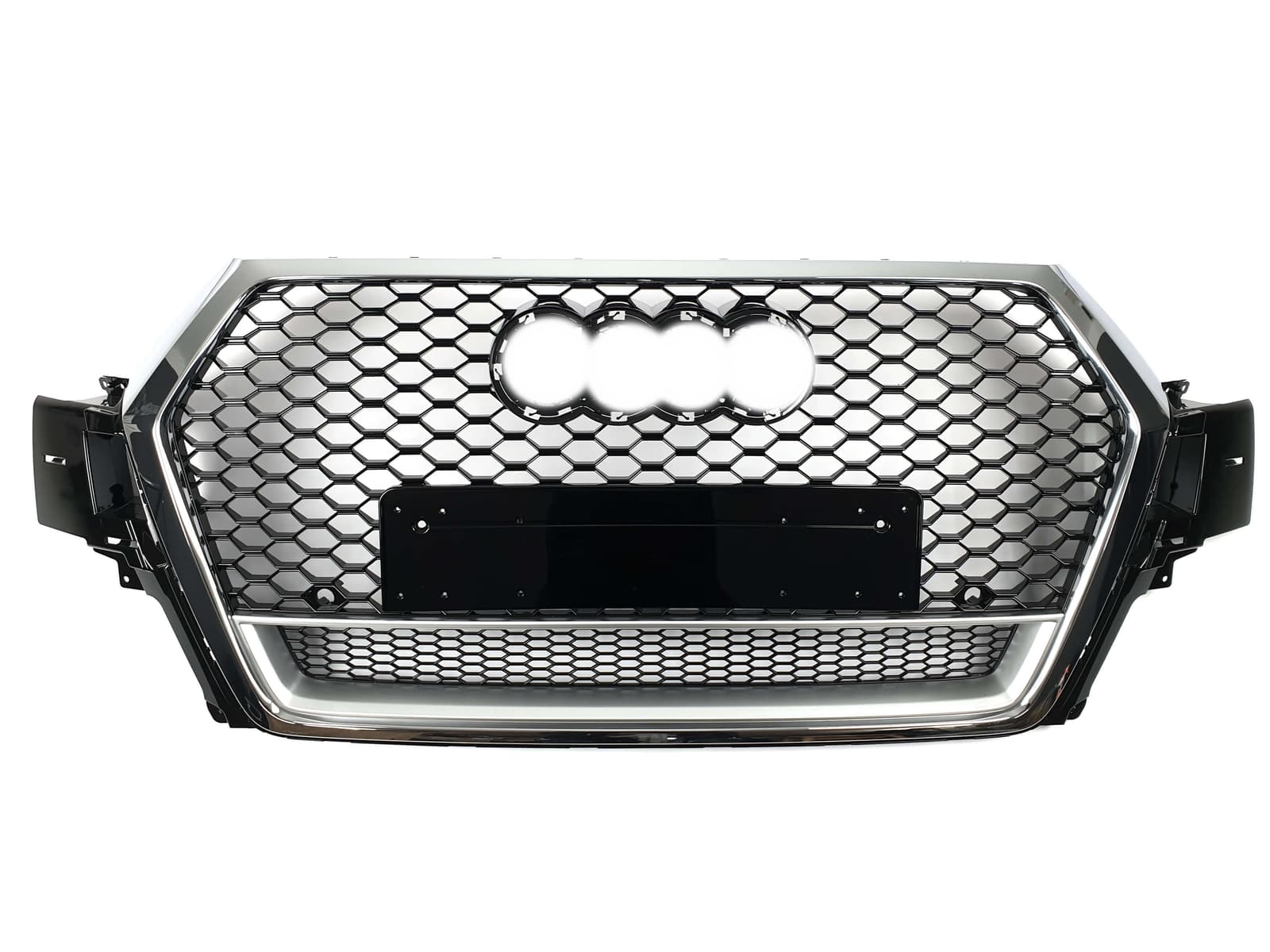 Решітка радіатора Chrome Black (в стилі RSQ7 quattro) на Audi Q7 4M 2015-2020 року