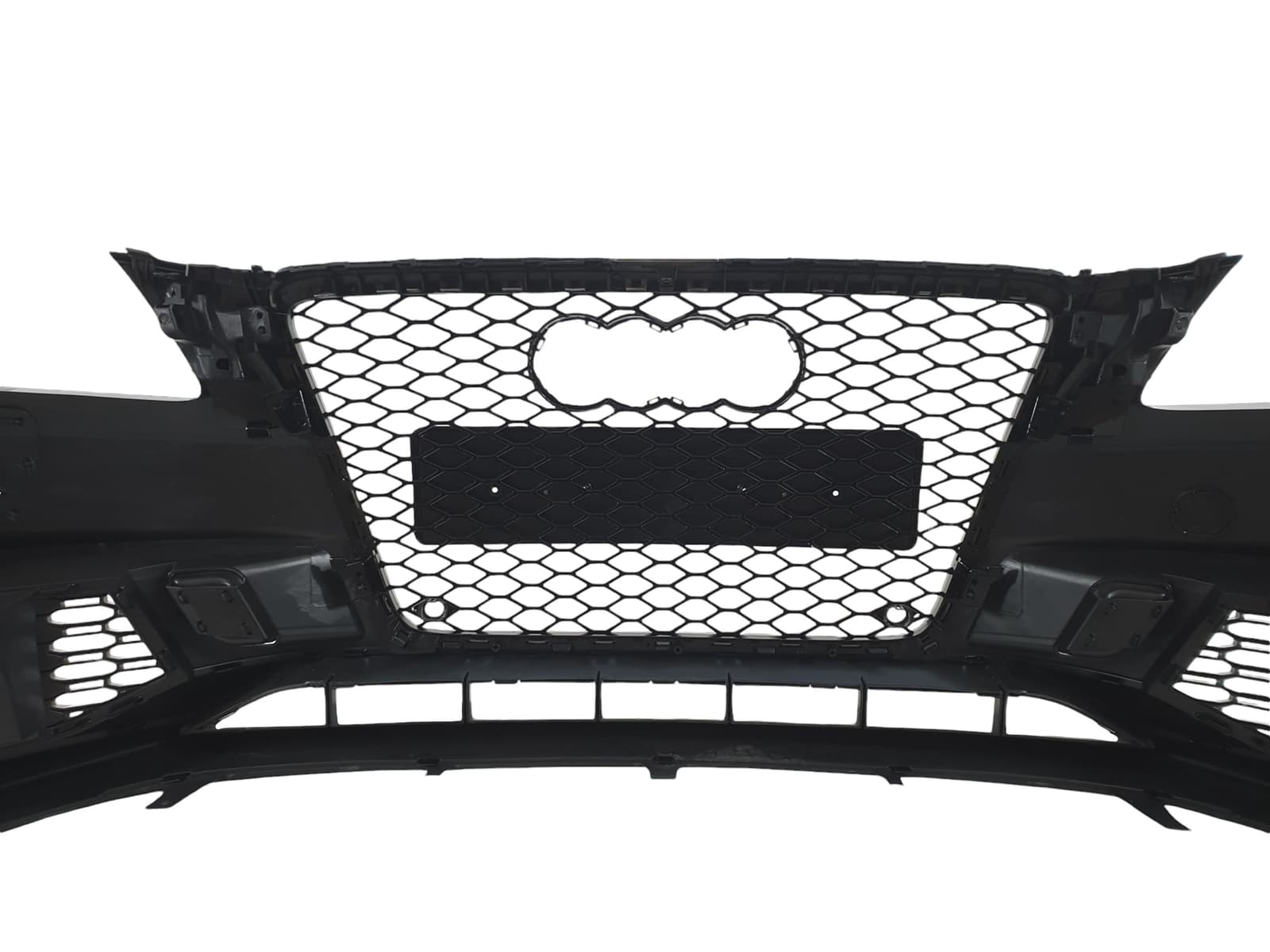 Передній бампер (стиль RS4 B9) V2 на Audi A4 B8 2007-2011 року 5