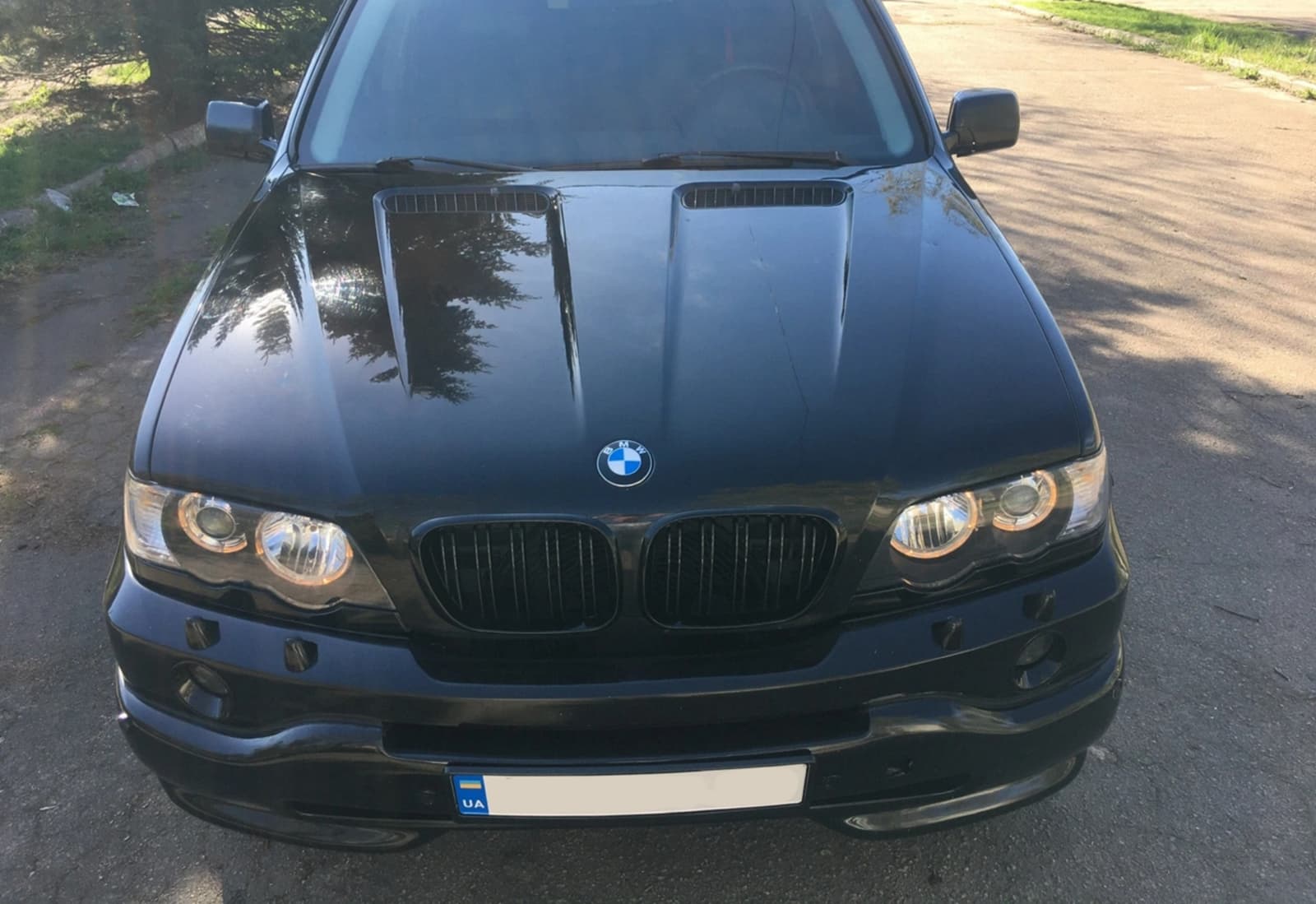 Ніздрі Чорний глянець (Подвійні M-Look) на BMW X5 E53 1999-2006 року 5
