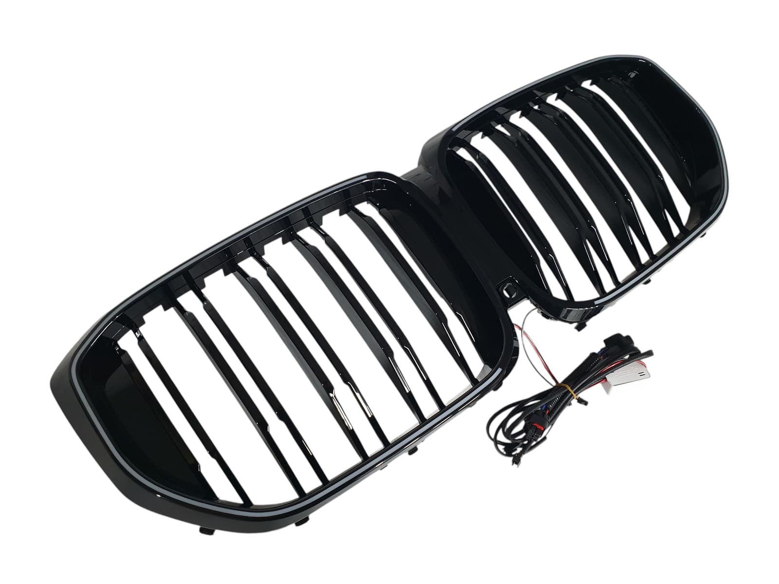 Ніздрі Чорний глянець LED (Iconic Glow) 2bar на BMW X5 G05 2023-2025 року 5