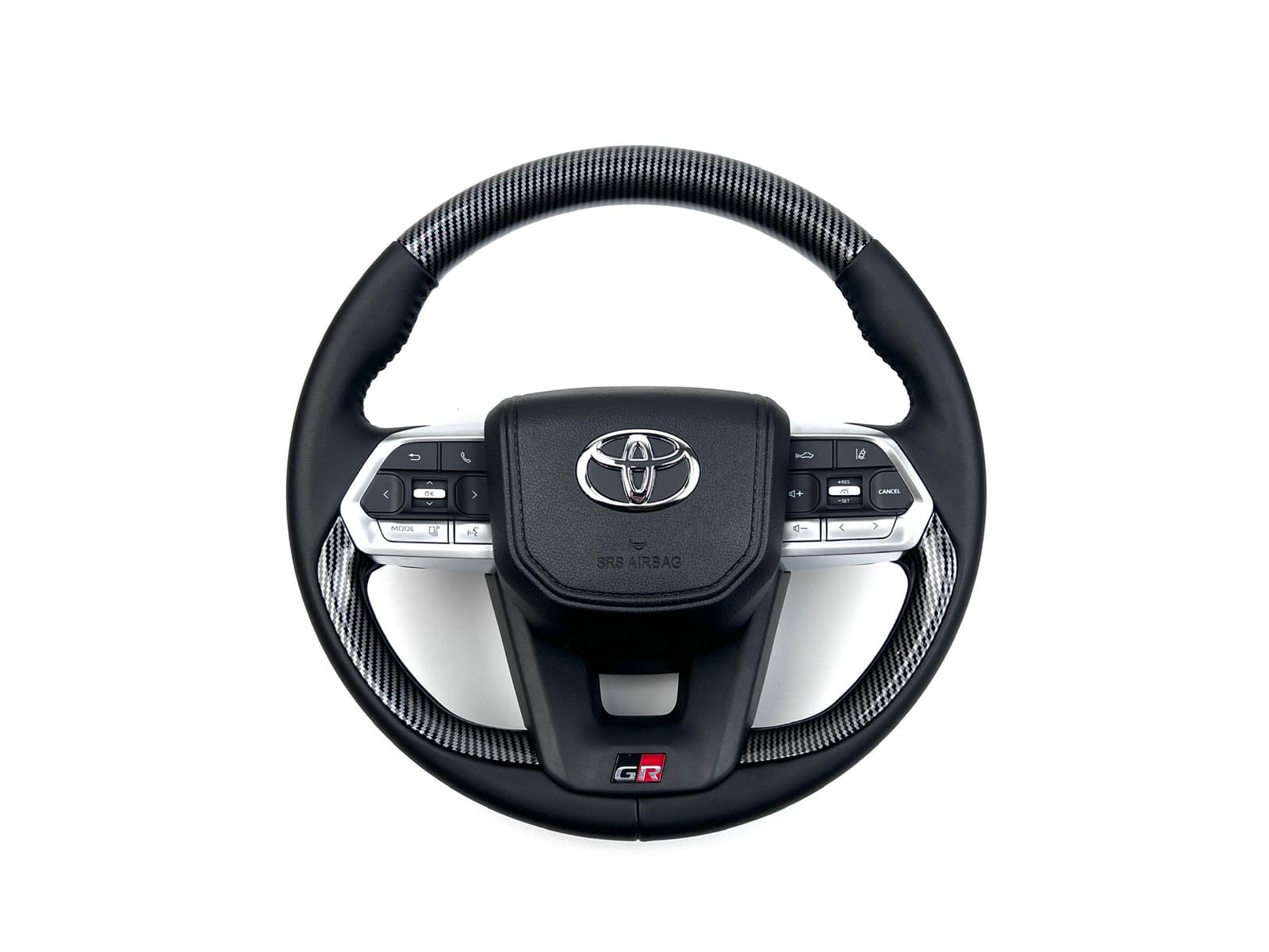 Кермо у зборі під карбон Toyota Land Cruiser 200 / Prado 150 у стилі LC 300 GR
