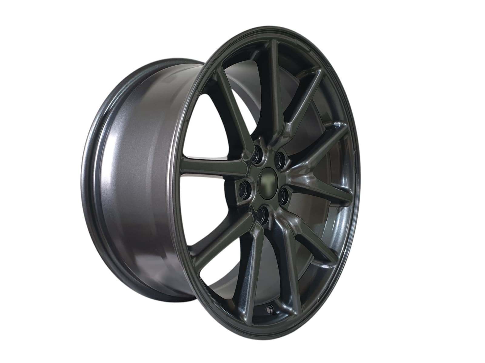 R18 Dark Gunmetal (одноширокі) Диски на Tesla Model 3 2017-2022 року 2