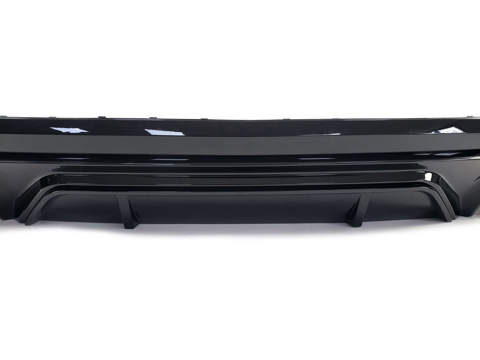 Дифузор (заднього бампера) Full Black / Black Pipe (в стилі SQ5) на Audi Q5 80A 2016-2020 року 3