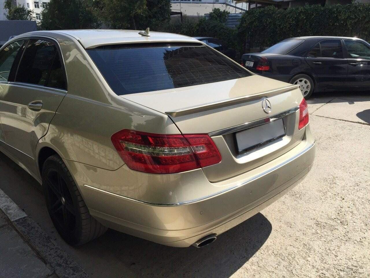 Спойлер ліп на багажник Mercedes W212 2009-2016 ABS пластик