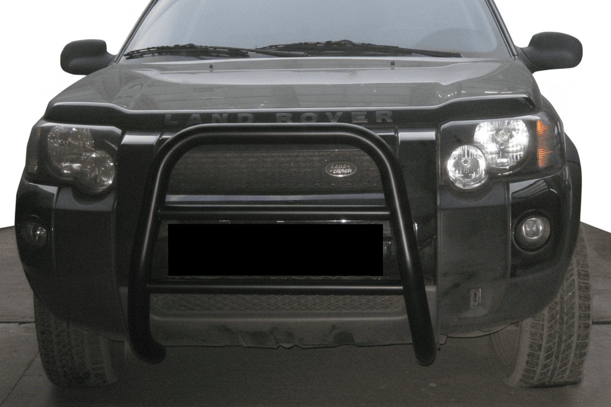 Кенгурятник QT008 Black (нерж)
