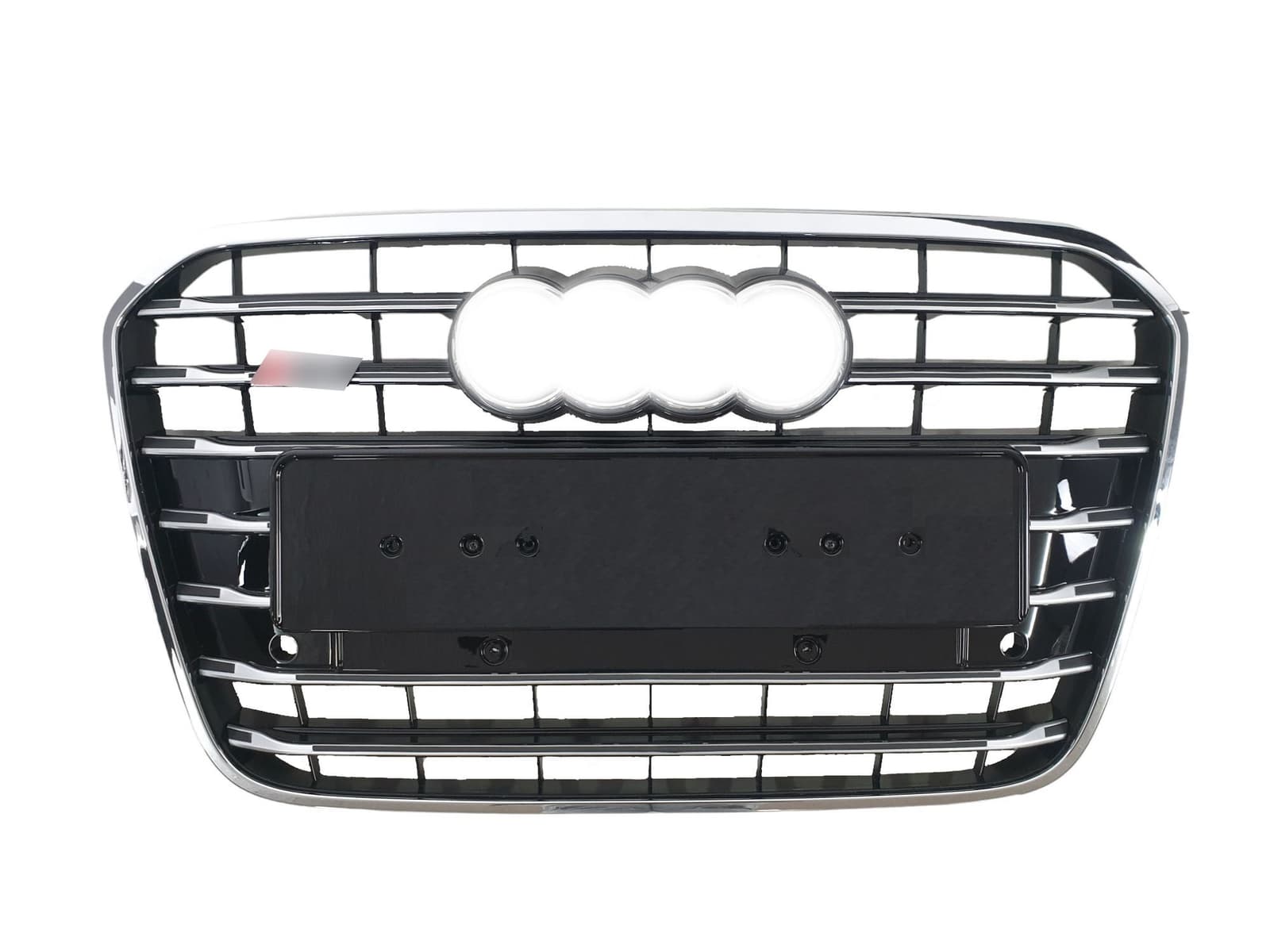 Решітка радіатора Chrome Black (в стилі S6) на Audi A6 C7 2011-2014 року