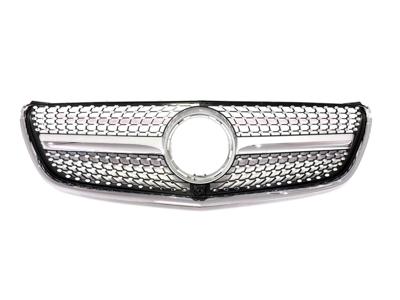 Решітка радіатора DIAMOND SILVER Mercedes Benz V-class W447 2014-2019 ДЛЯ AMG І ЗВИЧАЙНОГО