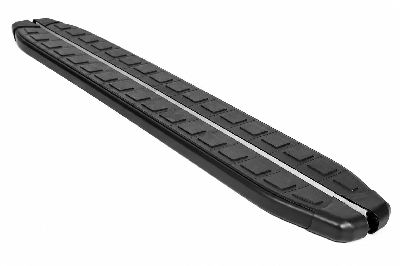 Бокові пороги Fullmond Black (2 шт, алюм)