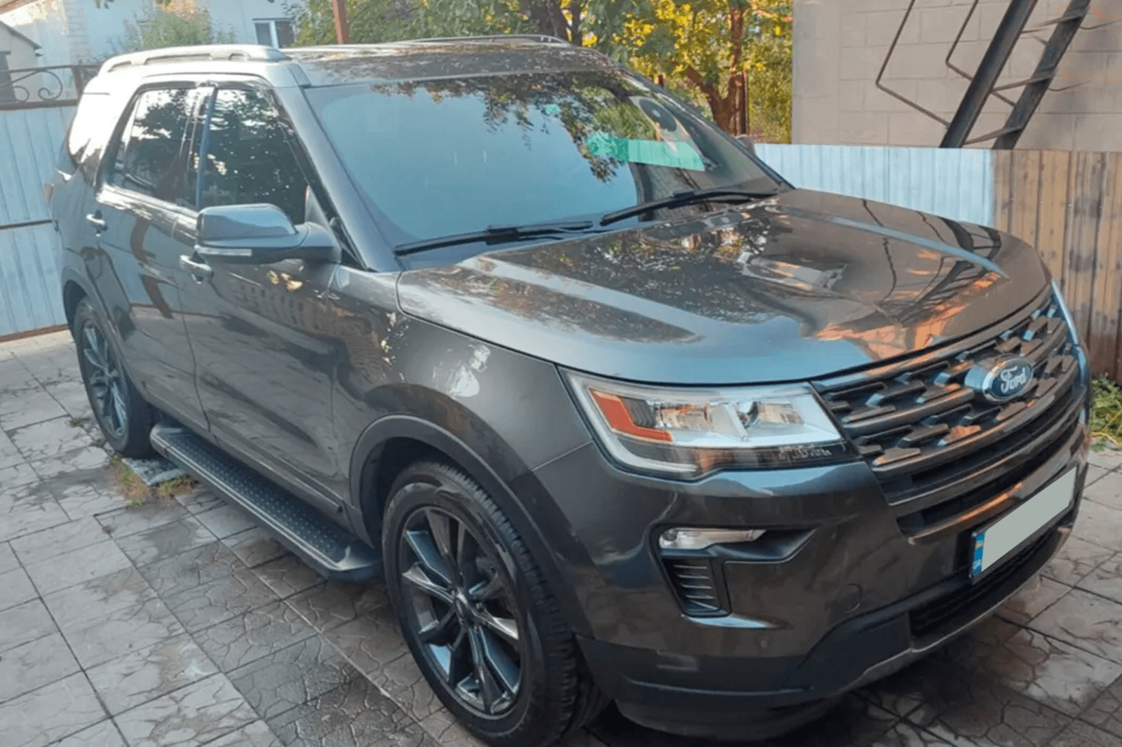 Бокові пороги Allmond Black (2 шт., алюміній)