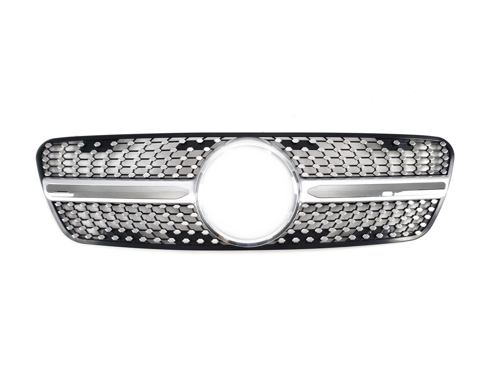 Решітка радіатора Silver Diamond на Mercedes-Benz ML-Class W163 1997-2005 року