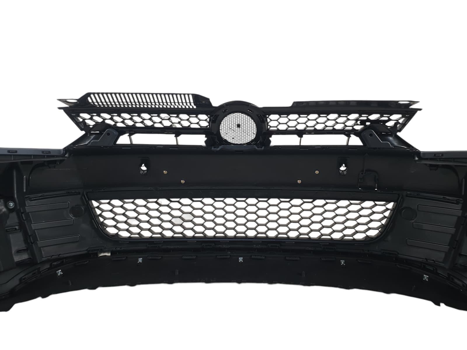 Передній бампер (стиль GTI) на Volkswagen Golf VI 2008-2012 року 5