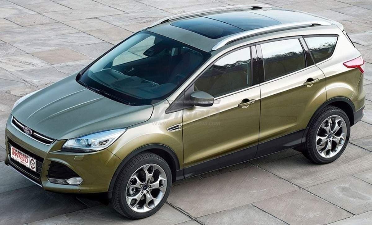 Рейлінги на дах Ford Kuga / Escape 2013-2019 якість оригіналу (алюміній 2шт.)