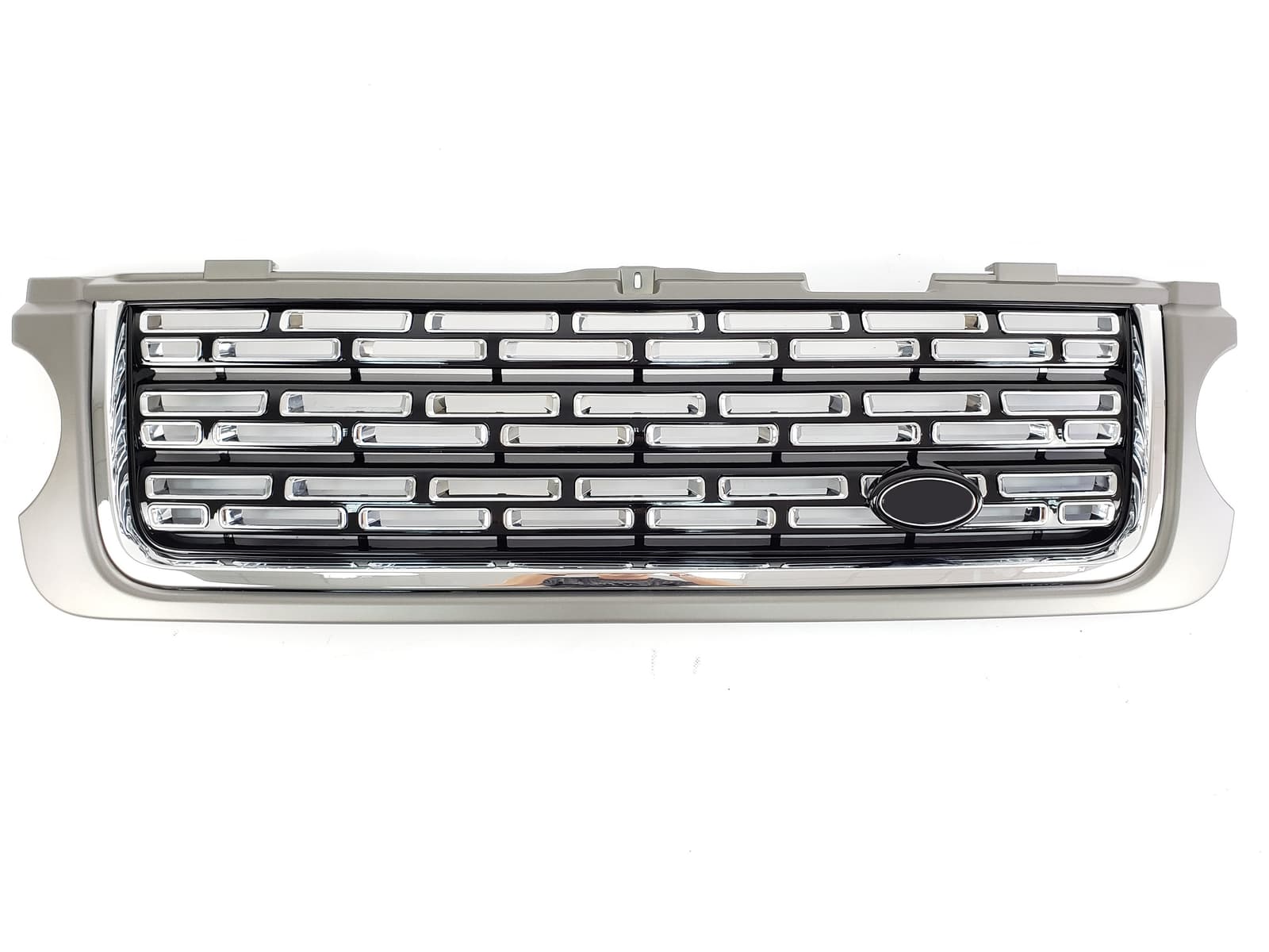 Решітка радіатора + жабра на Land Rover Range Rover Vogue L322 2010-2013 року 2