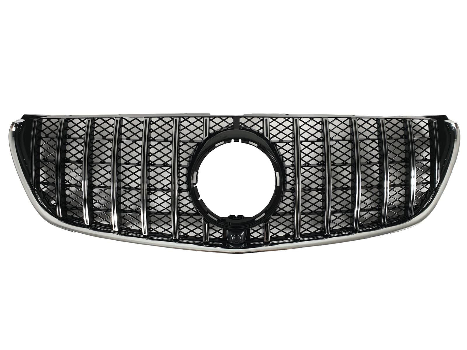 Решітка радіатора Chrome Black V2 (з місцем під камеру) GT на Mercedes-Benz V-Class W447 2014-2019 року