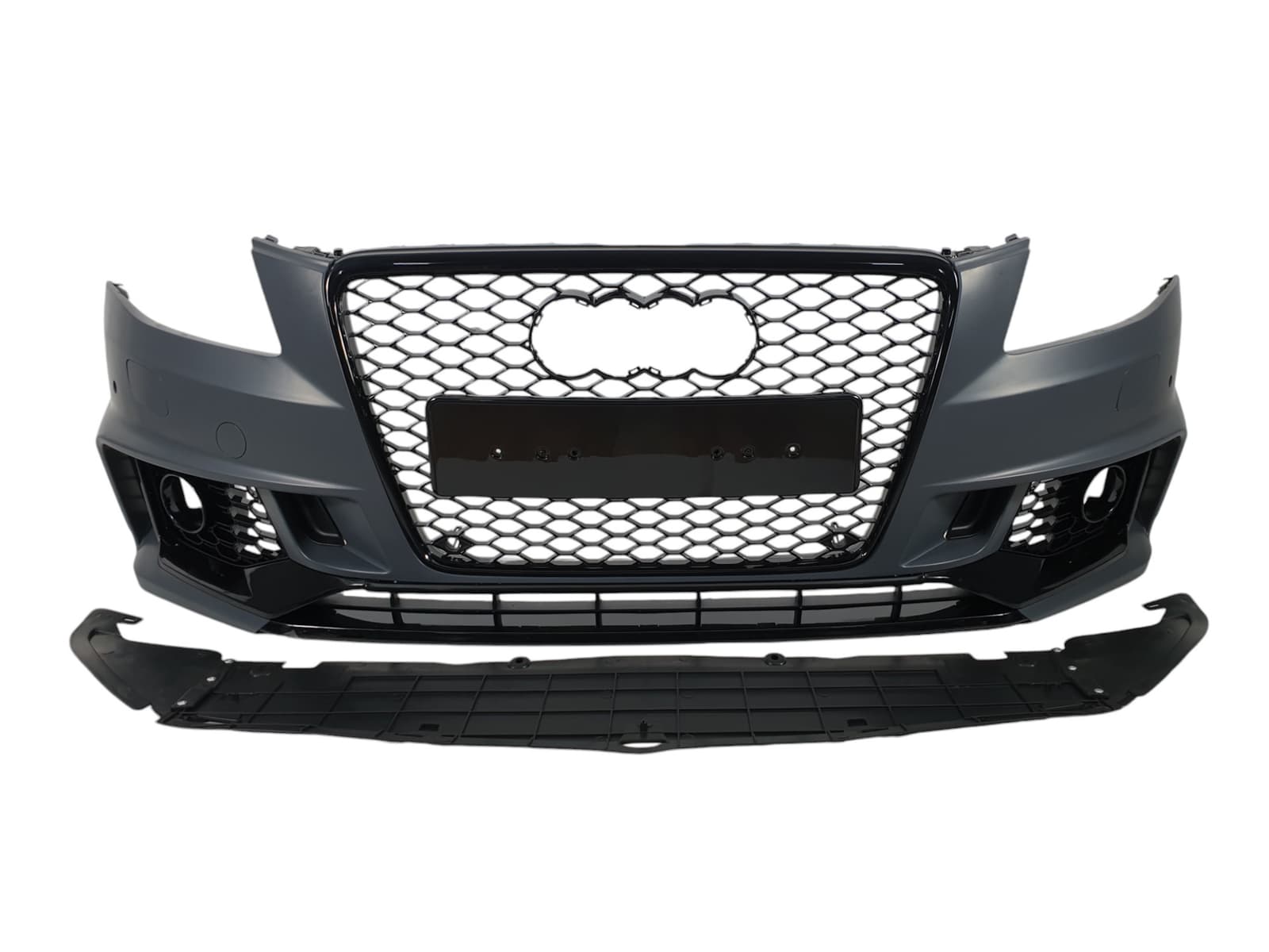 Передній бампер (стиль RS4 B9) V2 на Audi A4 B8 2007-2011 року