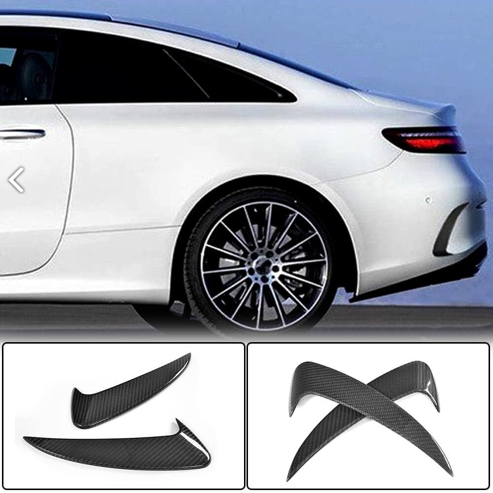 Накладки на задній бампер (для AMG-Line 2017-2019, Карбон)