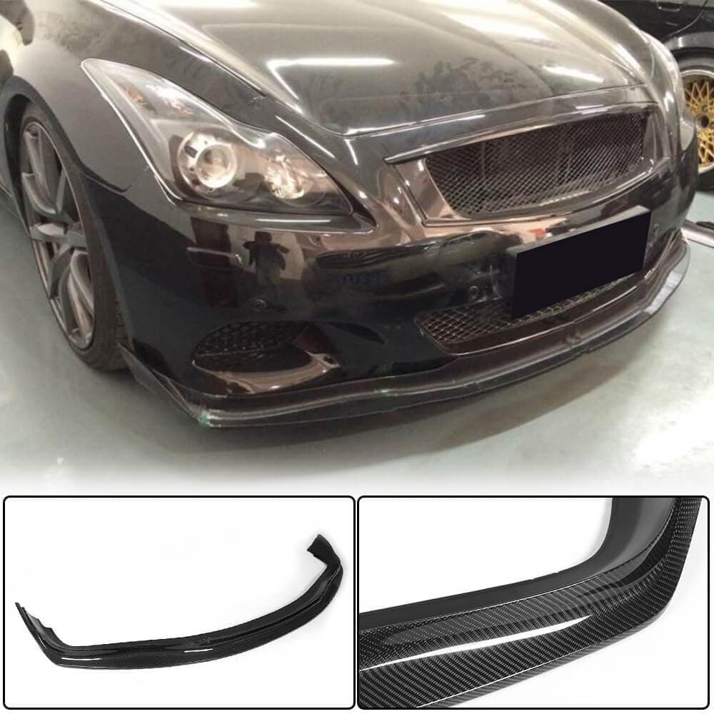 Накладка на передній бампер Lip (для G37 Coupe 2009-2013, Карбон)