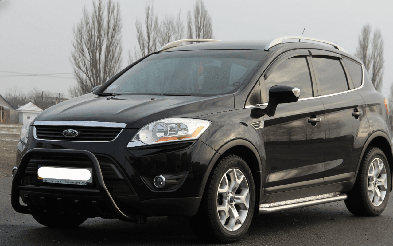 Кенгурятник WT003 Black (нерж.)
