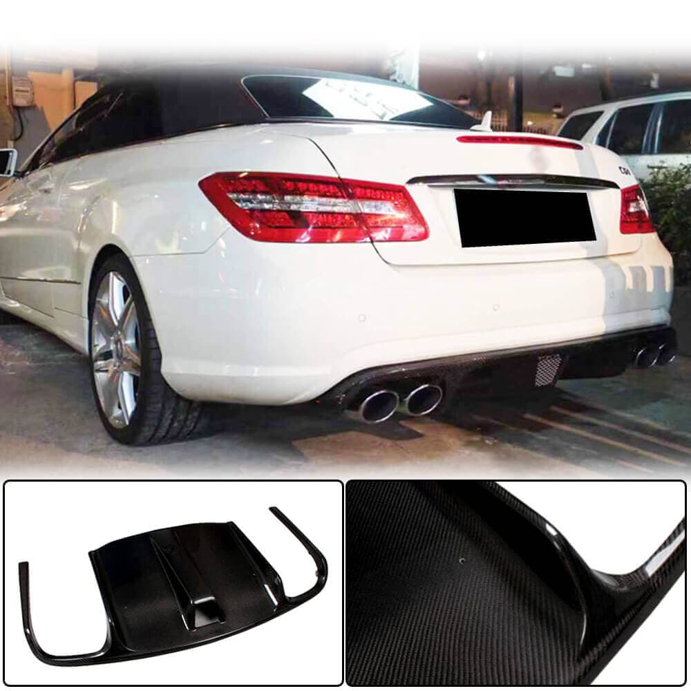 Дифузор заднього бампера (для E63 AMG 2009-2013, Карбон)