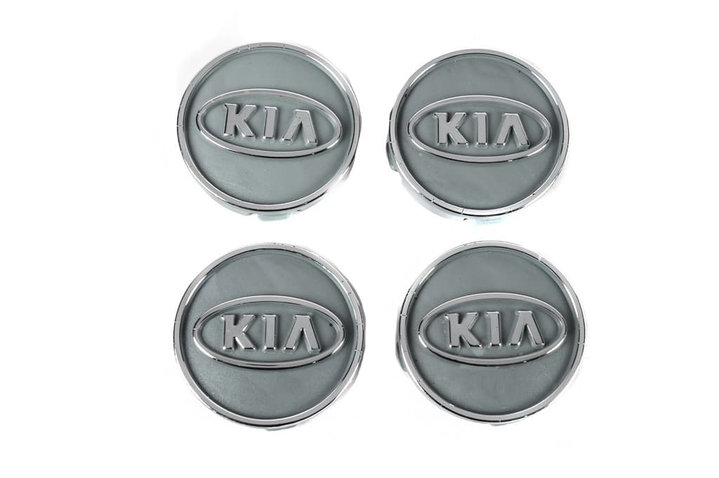 Ковпачки диски сірі kia60tur-sir (59мм на 55мм, 4 шт) 2