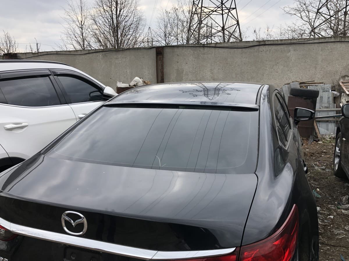 Козирок на скло Mazda 6 2013 - ABS пластик під фарбування 5