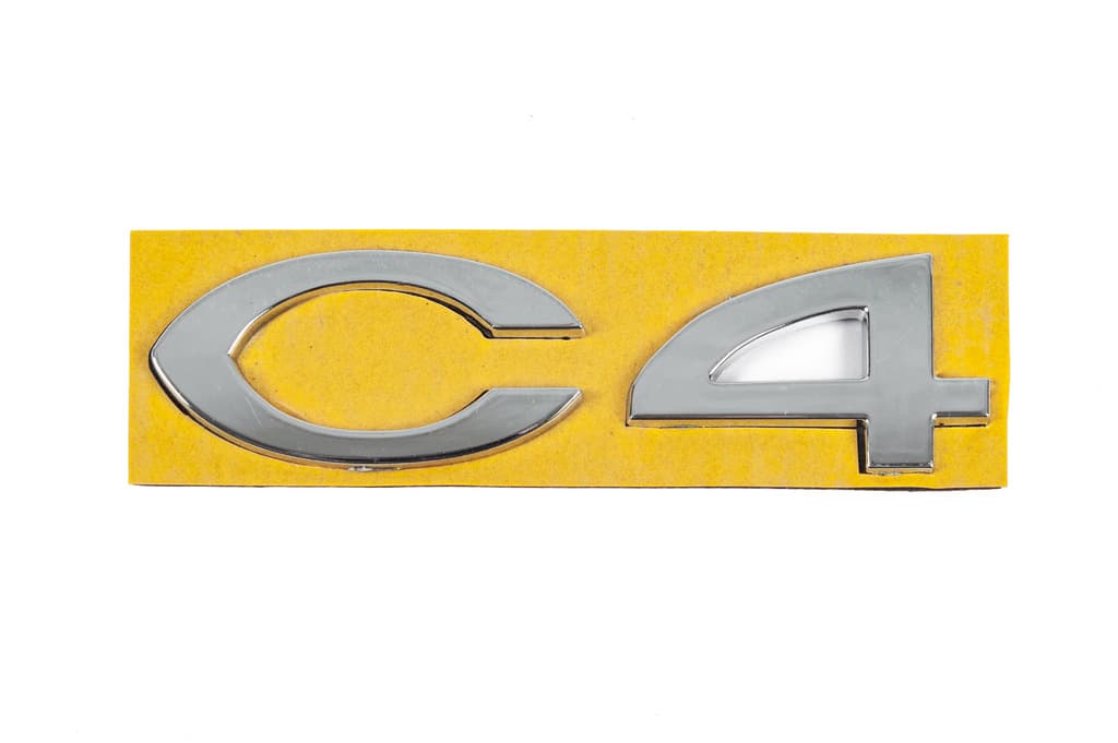 Напис C4 8665.Y4 (108мм на 30мм)